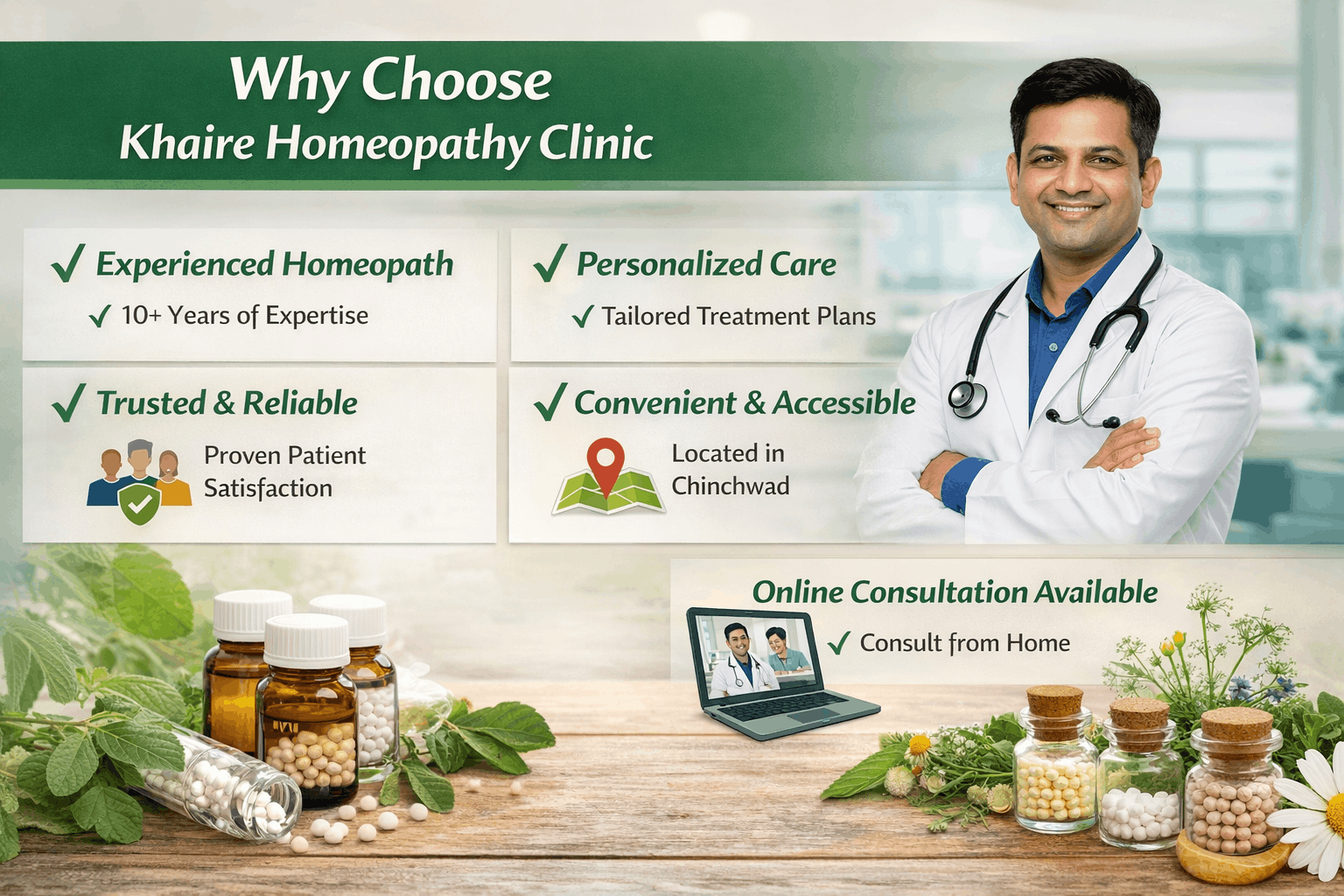 best homeopathy doctor in Pune -DR sachin khaire homeopathy clinic moshi