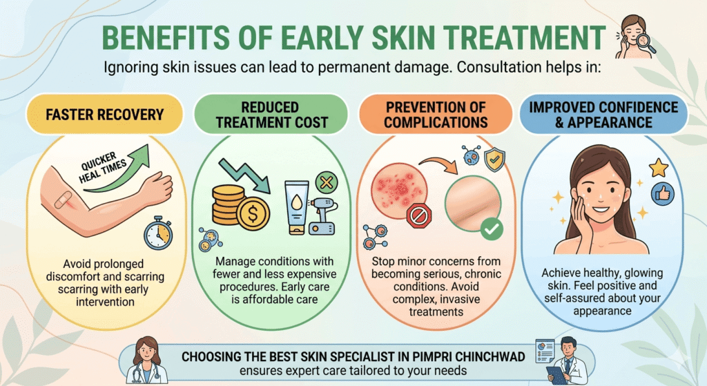 Benefits of Early Treatment skin specliest in pune