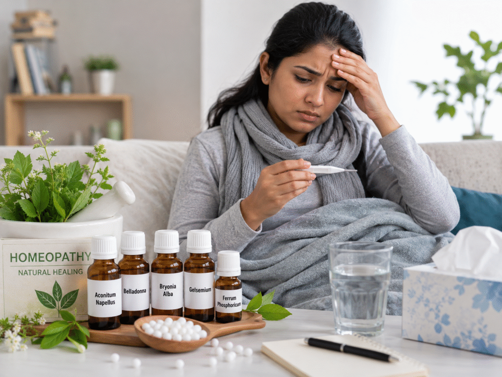 Fever treatment in homeopathy