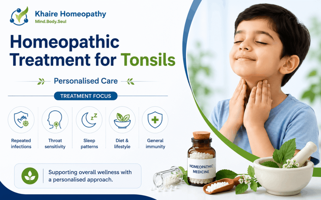 Homeopathic treatment for tonsils care