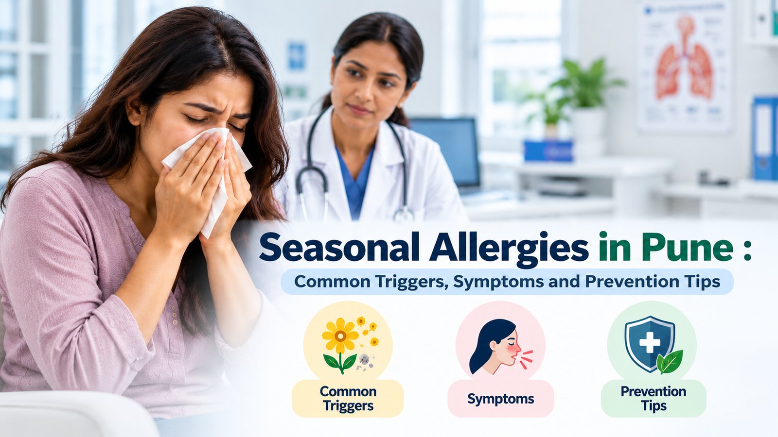 You are currently viewing Seasonal Allergies in Pune : Common Triggers, Symptoms and Prevention Tips